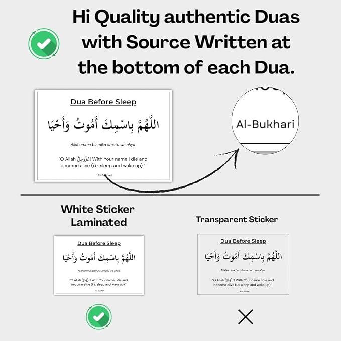 English Dua Stickers